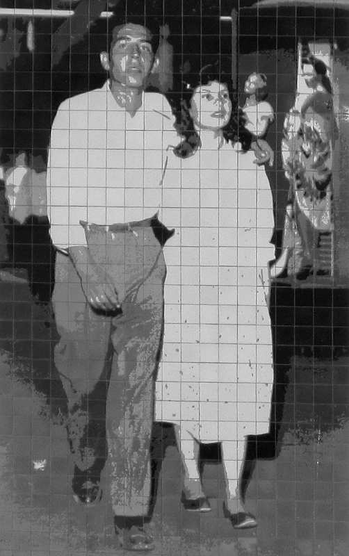 Joe Rodriguez & Blanche Cordova in 1949 - from Windows to The Past, Gateway to The Future - Tucson, AZ